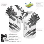 Maillot de baseball personnalisé authentique Wolf blanc-noir 3D blanc Maillot de baseball personnalisé authentique Wolf blanc-noir 3D blanc