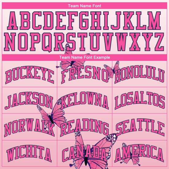 Avec des papillons roses, soutien personnalisé, mois, maillot, santé, sein, femmes, authentique, baseball, ruban de sensibilisation 3D, soins contre le cancer Avec des papillons roses, soutien personnalisé, mois, maillot, santé, sein, femmes, authentique, baseball, ruban de sensibilisation 3D, soins contre le cancer