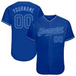Maillot de baseball personnalisé bleu royal authentique Royal-Light Maillot de baseball personnalisé bleu royal authentique Royal-Light