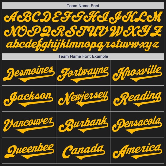 Maillot de baseball authentique à rayures noires et dorées Maillot de baseball authentique à rayures noires et dorées