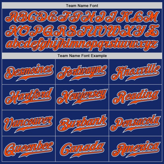 Maillot de baseball Royal personnalisé orange-blanc authentique mode dégradé Maillot de baseball Royal personnalisé orange-blanc authentique mode dégradé