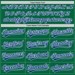 Maillot de baseball authentique Royal-White Green Kelly personnalisé Maillot de baseball authentique Royal-White Green Kelly personnalisé