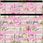 Maillot de baseball 3D motif Tour Eiffel blanc floral blanc-rose authentique, design personnalisé Maillot de baseball 3D motif Tour Eiffel blanc floral blanc-rose authentique, design personnalisé